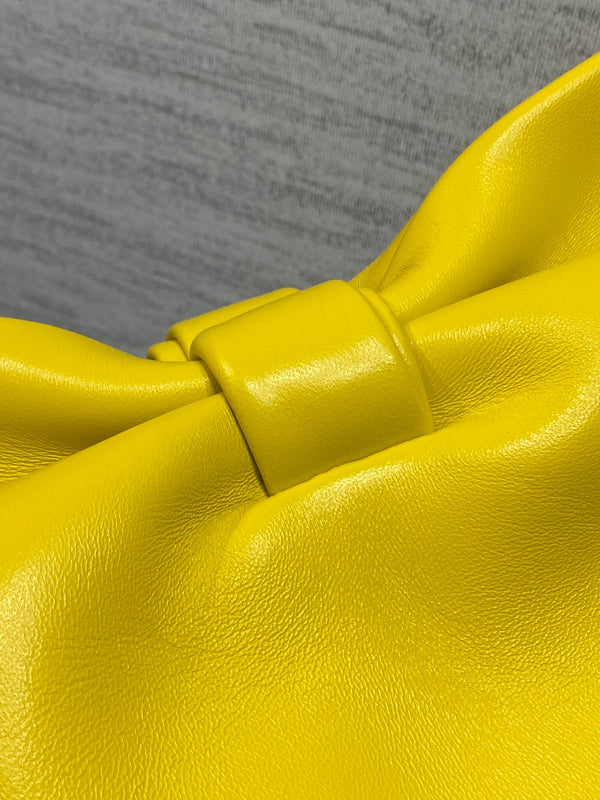 Dior 26 Bow Chain Bag in Yellow Lambskin