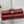 Dior 26 Bow Pearl Chain Clutch In Burgundy Glossy Lambskin GHW