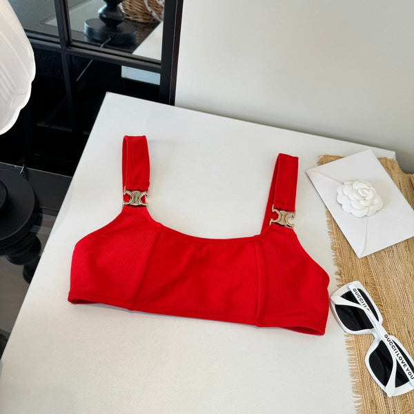 Celine Swimsuits Red Cotton 201806