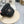 Chanel vintage Hat Pearl embellishments Black in Straw 201641