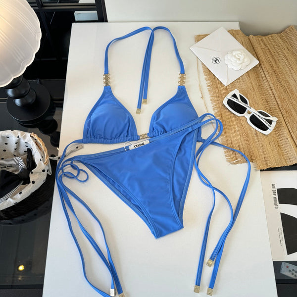 Celine Bikini Swimsuit Blue in Polyamide 203013