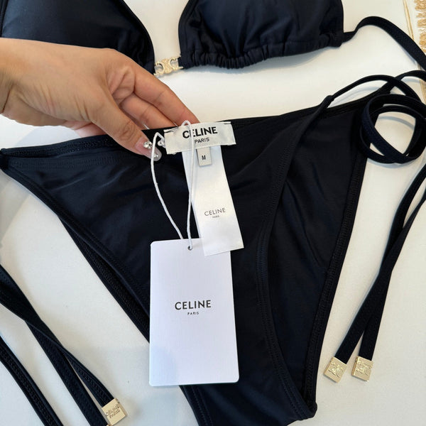 Celine Bikini Swimsuit Black in Polyamide 203012