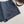 Miu Miu Appliqué Embroidered Letter Skirt Pants Navy Blue in Cotton YB