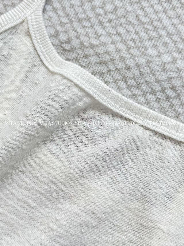 CC 26 Knit Camisole White in Linen 196150
