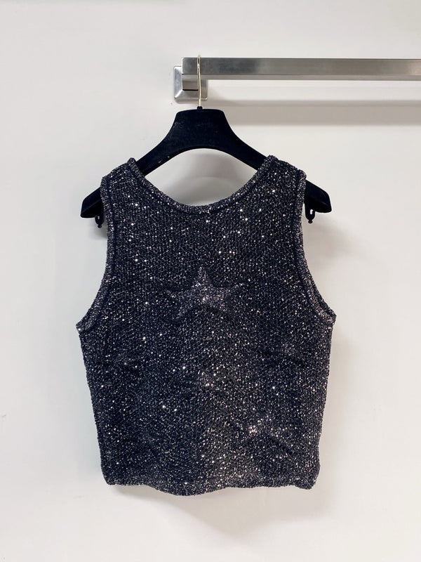 Chanel Vest Black in Tencel 194351