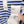 Chanel Two-Tone Short-Sleeve T-Shirt Blue White in Viscose 194326