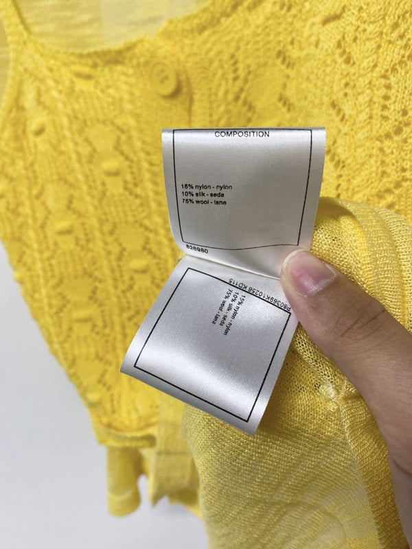 Chanel Short-Sleeve T-Shirt Yellow in Nylon 194255