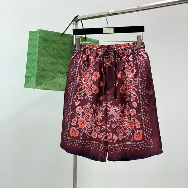 Gucci Short Pants Reddish Brown in Cotton 200652