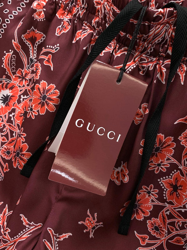 Gucci Short Pants Reddish Brown in Cotton 200652