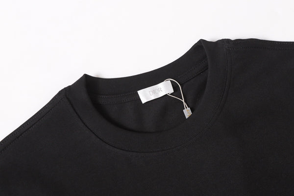 Dior 26SS Logo Short-Sleeve T-Shirt Black in Cotton 197756