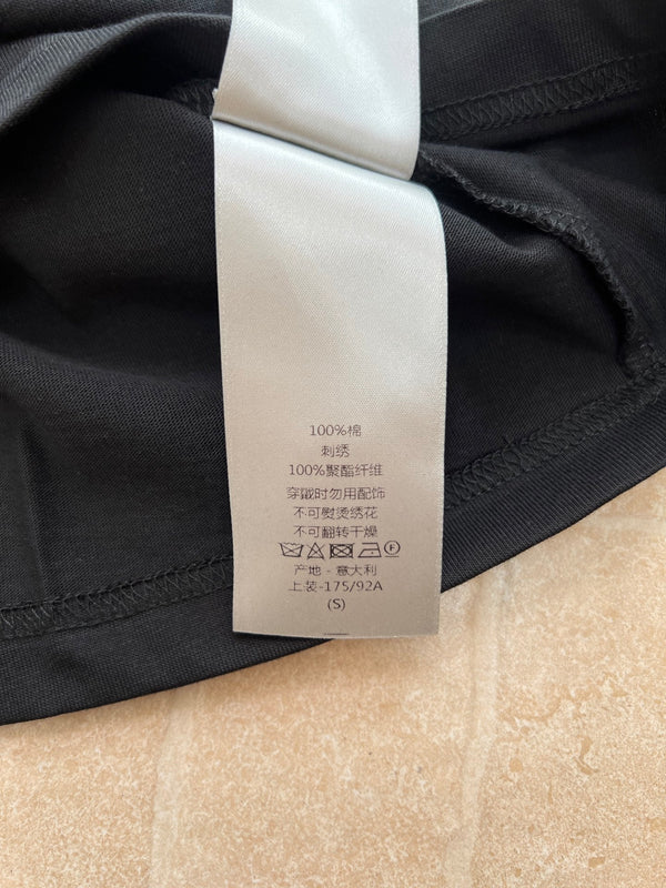 Dior Logo Short-Sleeve T-Shirt Black in Cotton 197839