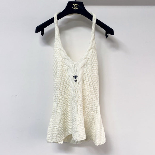 Dior Two-Tone Vest Cream in Wool 178838