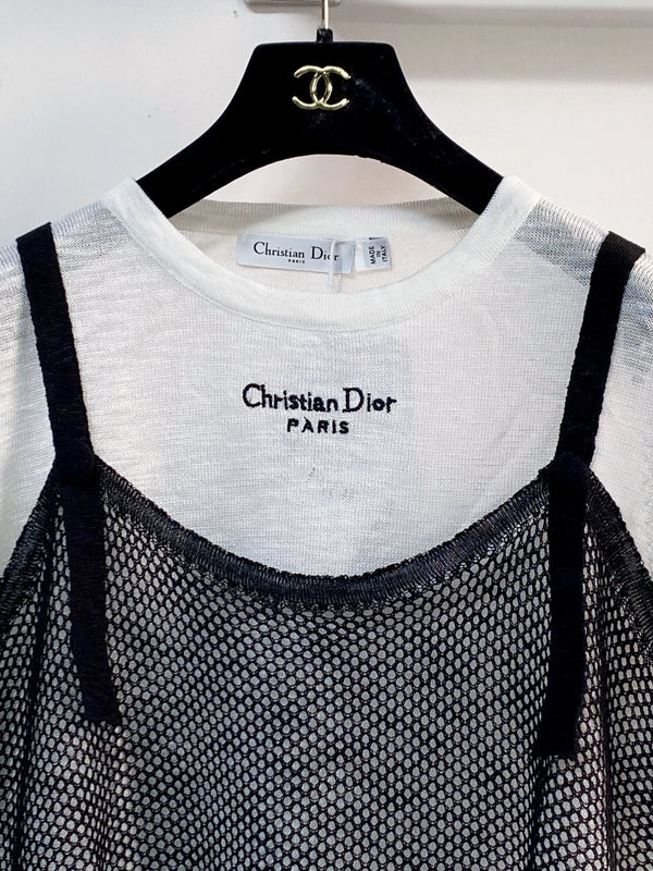 Dior Short-Sleeve T-Shirt  White in Acrylic 203996