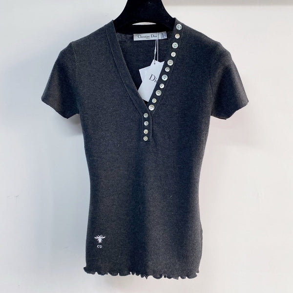 Dior Short-Sleeve T-Shirt Black in Cotton 207959