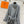 HM Stand Collar Trench Coat Gray in Cotton and Polyester 221621
