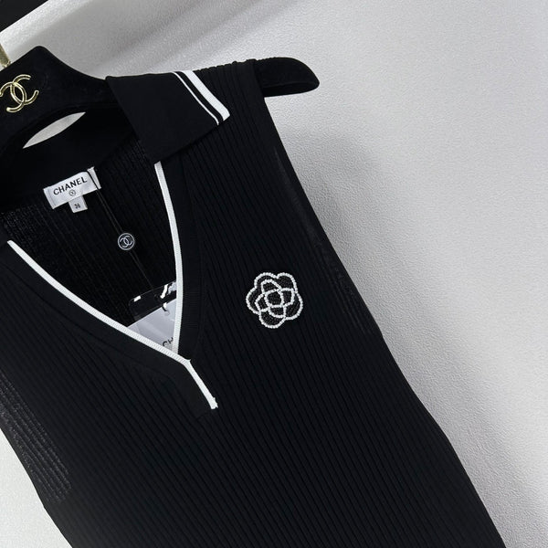 Chanel Vest Black in Polyester 365301