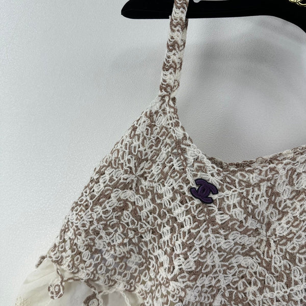Chanel Lace Camisole Beige in Wool 361031