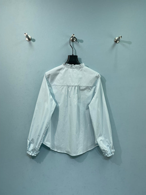 Miu Miu Shirt Blue in Cotton 218519