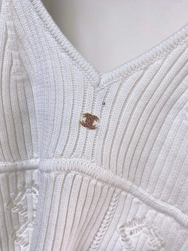 Chanel Bella Camisole White in Cotton 248374