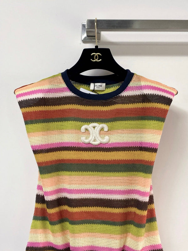 Celine Vest Multicolor in Wool 248413