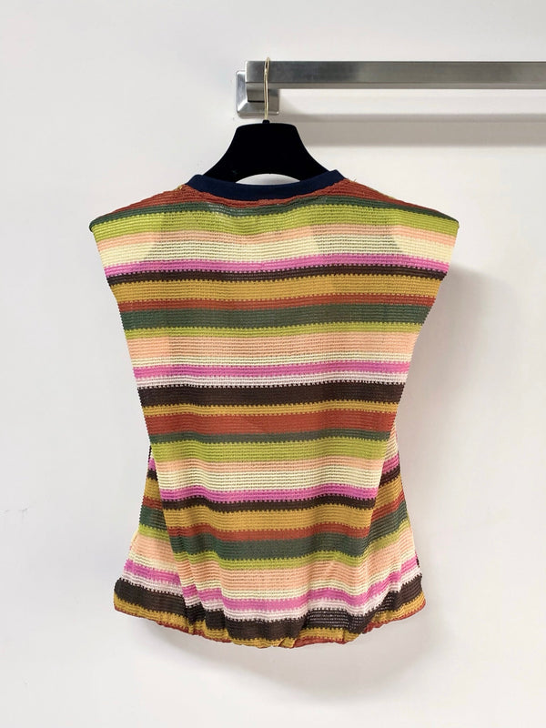 Celine Vest Multicolor in Wool 248413