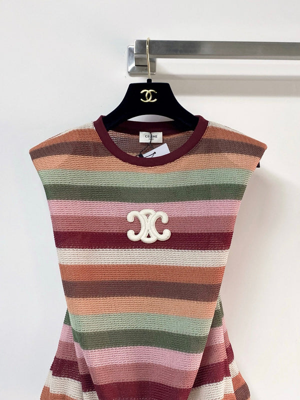 Celine Vest Multicolor in Wool 248412