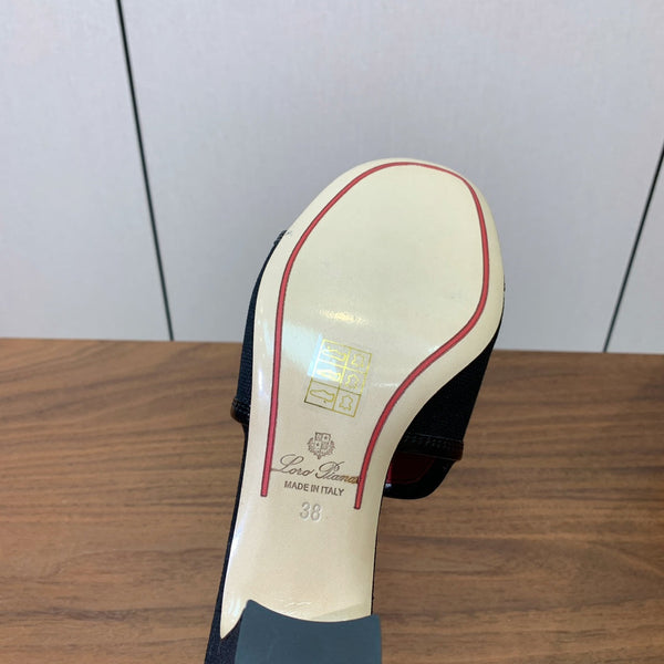 LP Color-blocked Sandals 50 Black in Canvas 703249