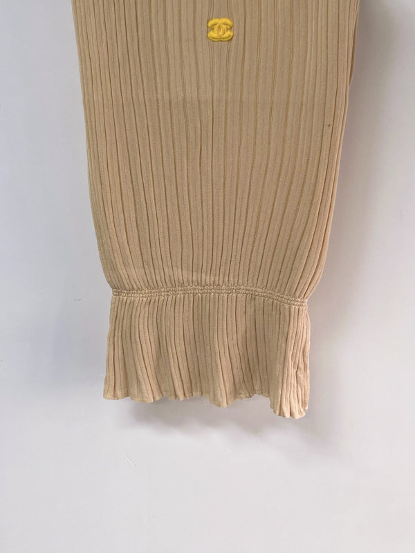 Chanel Vest Nude Beige in Wool 262528