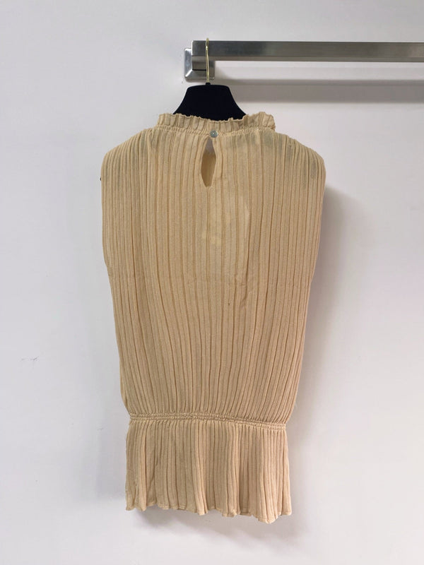 Chanel Vest Nude Beige in Wool 262528
