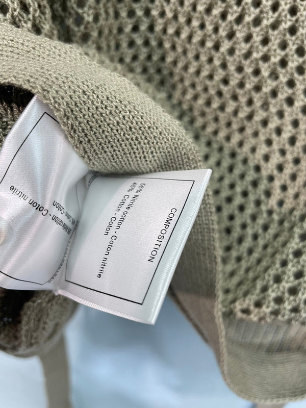 Chanel Vest Green in Nitrile Cotton 262292