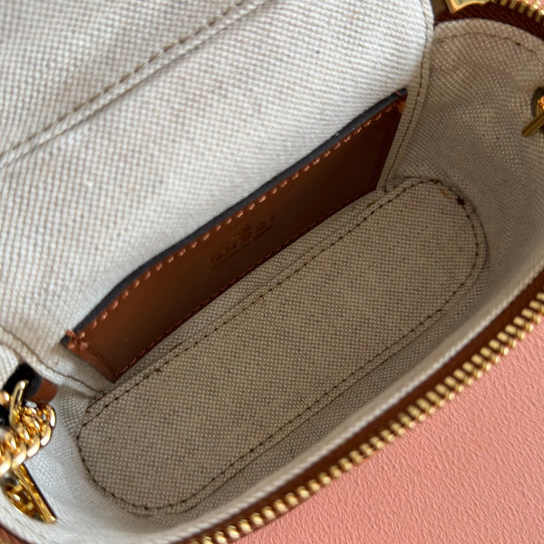 Gucci GG Matelassé Mini Bag 16 Brown in Quilted Leather 284910