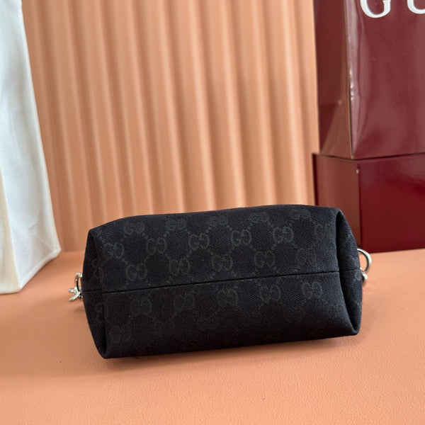 Gucci 26 Coach Shay Crossbody Bag 25.5 Black in Denim 284957