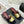 CC 26S Double C Patchwork Sandal 50 Black Gold in Custom leather 706377