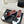 CC 26S Double C Patchwork Sandal 50 White Black in Cowhide 706376