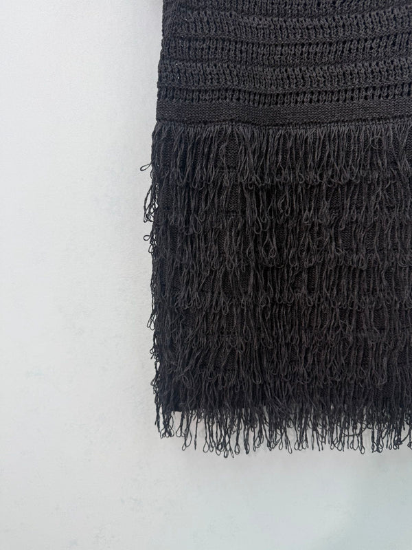 Chanel Vest Black in Nitrile Cotton 282522