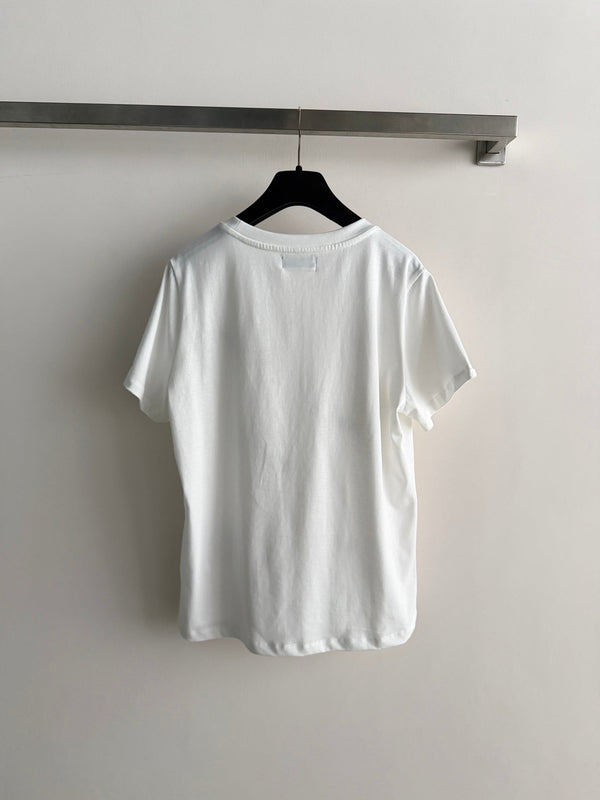 Chanel  T-shirt White in Cotton 306183