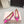 Mach & Mach 26SS Rhinestone Bow Flats Pink in Silk 722451