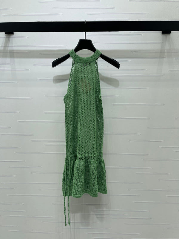 Miu Miu Mint green Halter-neck in Polyamide 373093