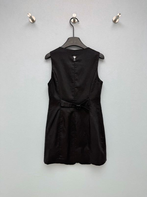 CD Sleeveless Vest Dress Black in Polyester 372920