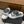 Chanel 26 Mules Casual Grey White in Fabric 729325