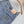 Loewe 26 Embroidered Frayed Edge Shorts Blue in YB Twill Cotton Denim 375346