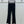 Chanel Webbing Letter Flare Pants Black in Rayon  376052