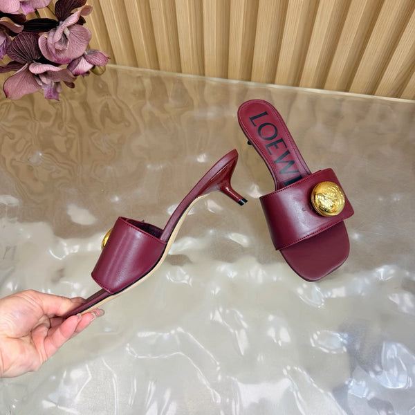 Loew 26 Sandal 45 Burgundy in Cowhide 749388