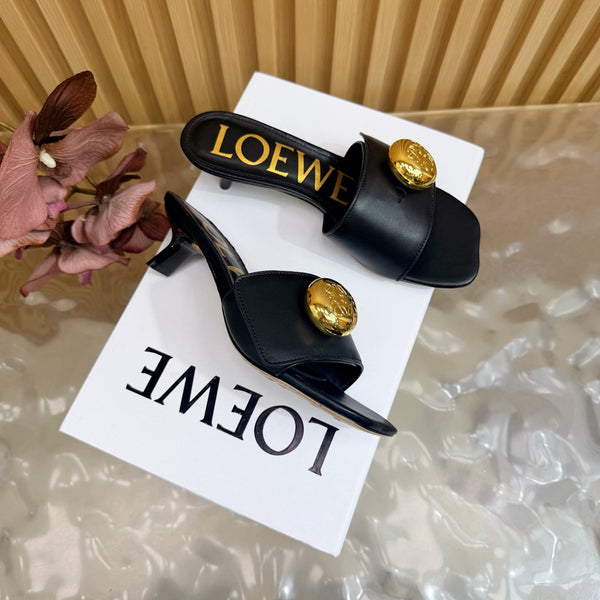 Loew 26 Sandal 45 Black in Cowhide 749387