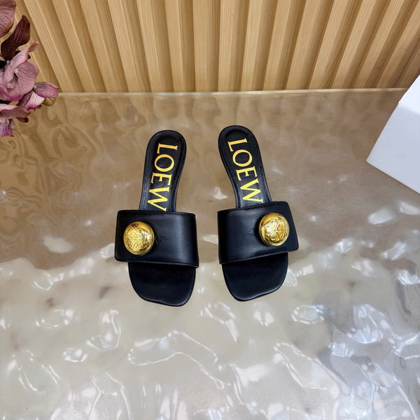 Loew 26 Sandal 45 Black in Cowhide 749387