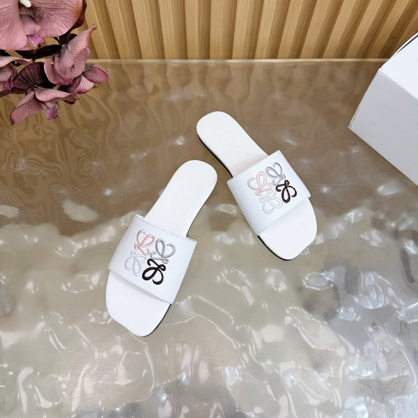 Loew Sandal White in Sheepskin 749330