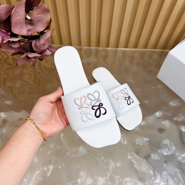 Loew Sandal White in Sheepskin 749330