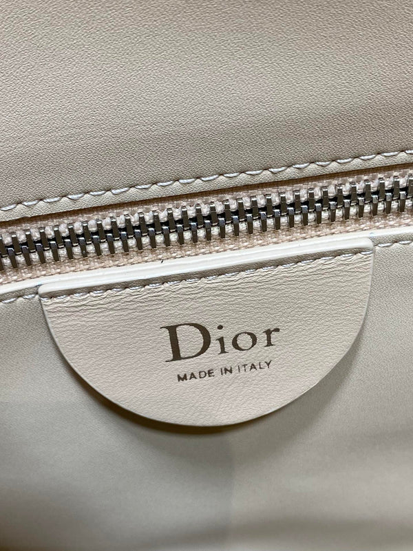 CD Diorly Bag 31.5cm Oatmeal in Nubuck Leather 286590