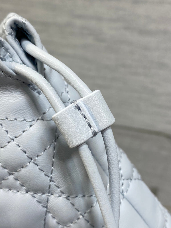 CD Dior Adiorable Bag 22cm Light Blue in Quilted Leather 286643