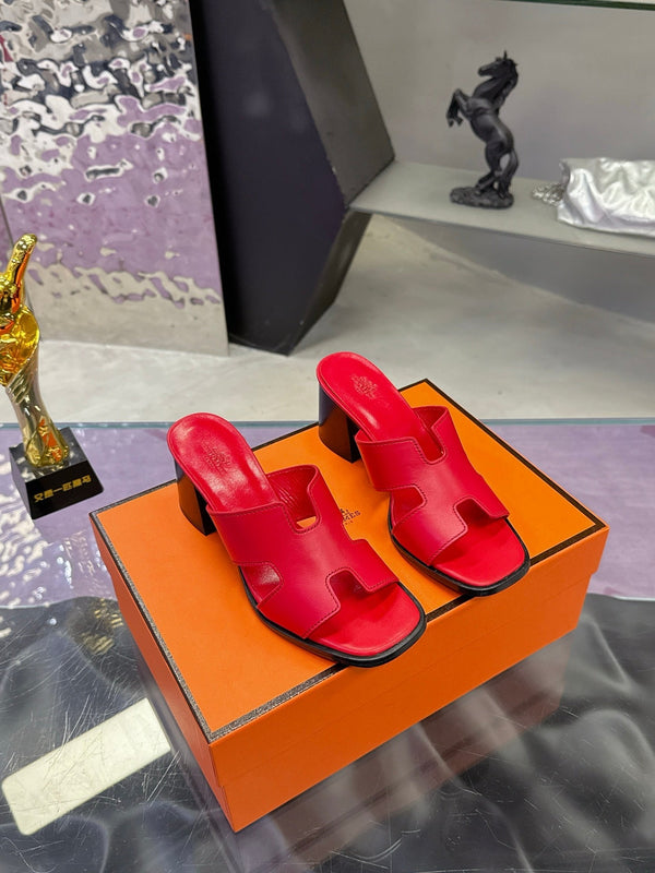 HM Sandal 90mm Red Rose in Cowhide 757944